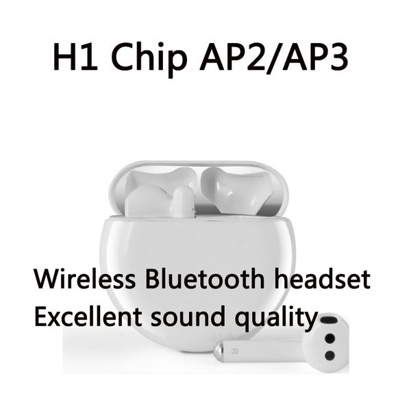 

h1 chip ap2 ap3 earbuds bluetooth wireless charging headphone case 2 3 in-ear detection pro tws headset pk i200 i10000