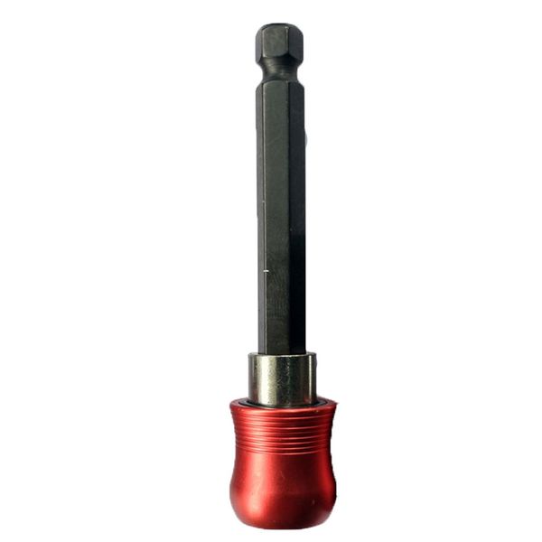 

quick release drill bit portable 1/4" screwdriver hex shank easy use holder tool extension rod 60mm 100mm magnetic socket