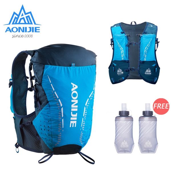 

aonijie 18l ultralight hydration vest outdoor backpacks sports pack bag soft water flasks for camping hiking trail running