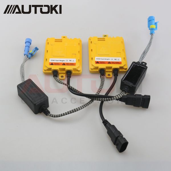 

3 years guarantee 55w 12v slim hid bi xenon ballast canbus/fast start black/yellow color for car headlight replacement