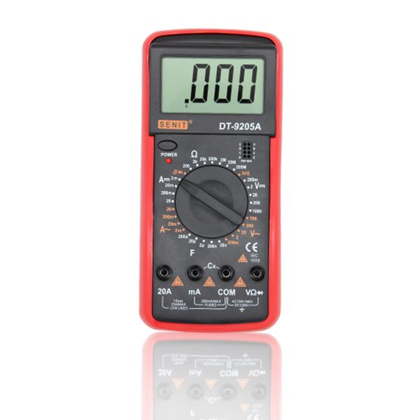 

hipping dt9205a amp meter tester handheld digital multimeter dmm capacitance triode & hfe test multimetro ammeter multitester