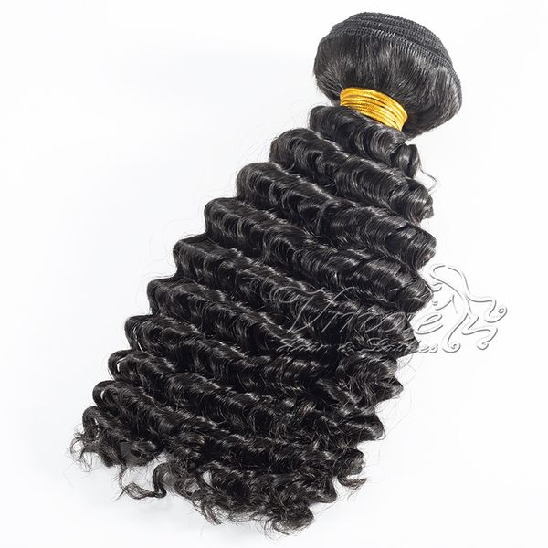 Vmae 100% non trattato Natrural Soft Nuovo arrivo Capelli vergini brasiliani Burmese Capelli ricci crespi Trama Tessuto Pezzo Estensioni dei capelli