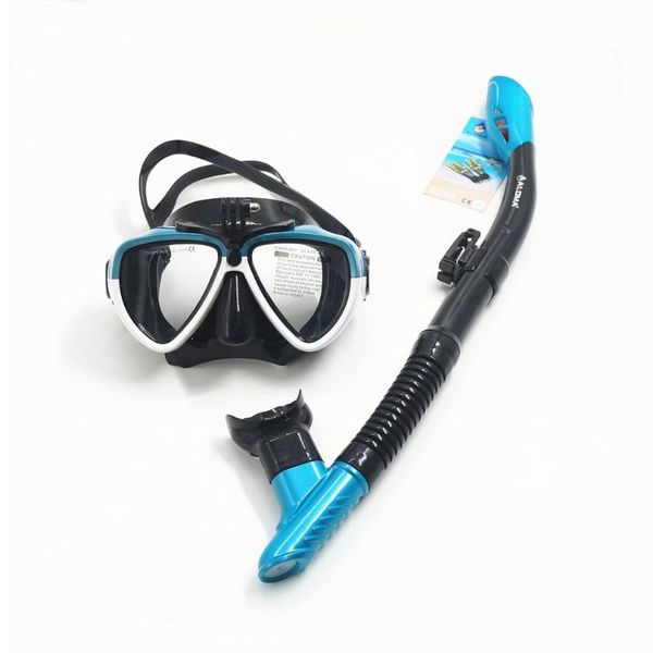 

silicone snorkel set diving mask swim scuba goggles snorkeling breather pipe survival rescue am206gp+408