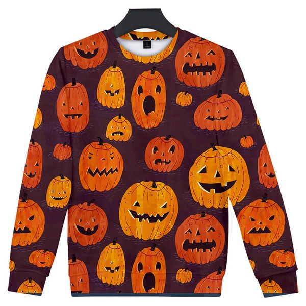 

Halloween 3D Print Mens Hoodie Autumn Long Sleeve O Neck Loose Mens Sweatshirts Fashion Festival Party Couples Clothing