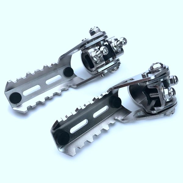 

motorcycle front footrest foot pegs for honda yamaha bumper diameter 25mm