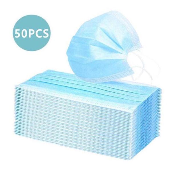 

anti-virus masks disposable protective mask 3 layers dustproof facial protective cover masks maldehyde prevent bacteria