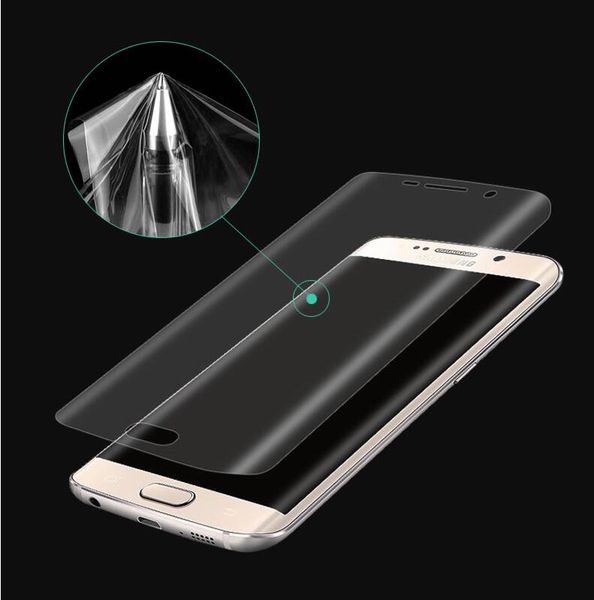 

3d full coverage curved screen protector for samsung galaxy s7 edge s6edge s6 edge plus s8 s9 plus note 8 9 soft pet (not glass