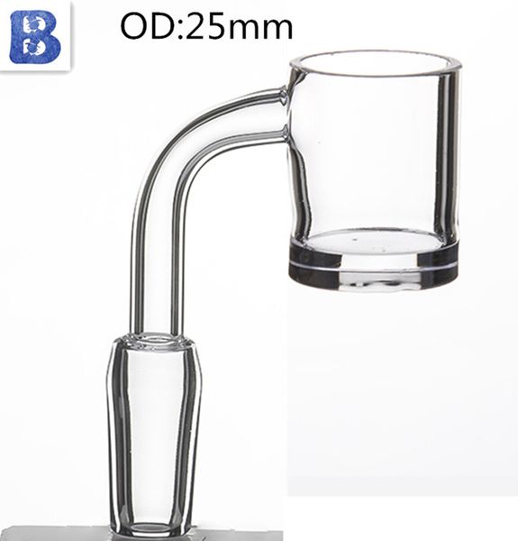 

4мм нижний наружный диаметр 25мм кварцевый гвоздь с плоской вершиной для толстых гвоздей 10мм 14мм 18мм мужской женский Dab Rig