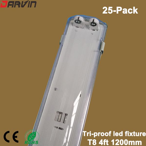 

led fixture t8 4ft 1.2m tri-proof led tube fixture t8 led tube support bracket waterproof dustproof explosionproof