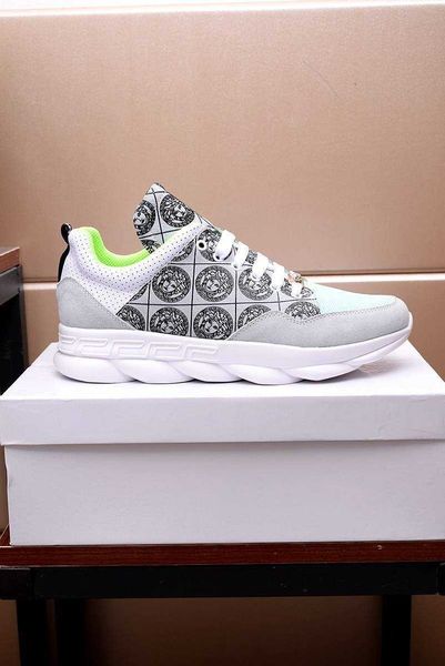 

Италия новые белые мужские кроссовки открытый мужская спортивная обувь мужская мода повседневная обувь оригинальная коробка упаковка