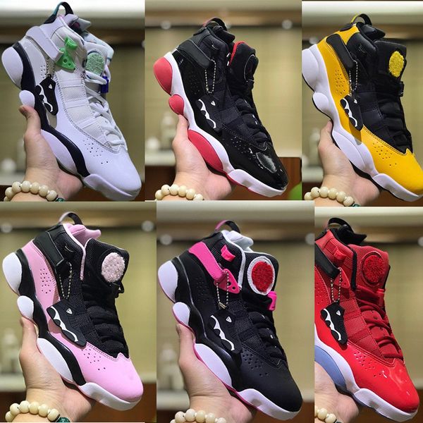 

6 6s Шесть Rings Баскетбол обувь кроссовки Jumpman Concord Бред гололедица Gym Red конфетти Space J