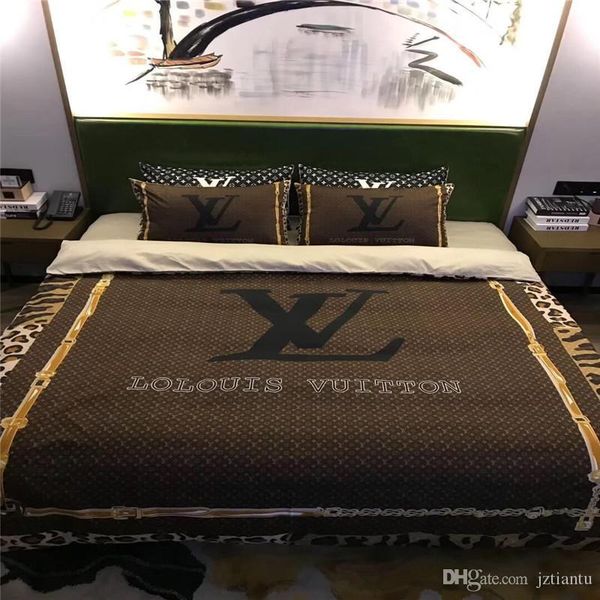 European Classic Stlye Leopard Print Bed Linens High Quality