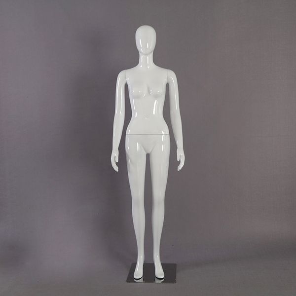 

gloss white female mannequin fashion model design by factory, Khaki