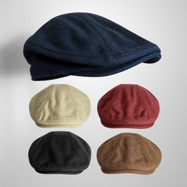 

cap, cotton, all kinds of small head, women's hat, men's forward hat, fashion, british retro beret, men's fashion, Blue;gray