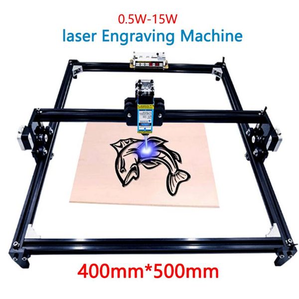 

40x50 laser engraver 0.5-1.5w diy mini laser engraver for wood plastic leather stainless steel etc cutter marking plotter