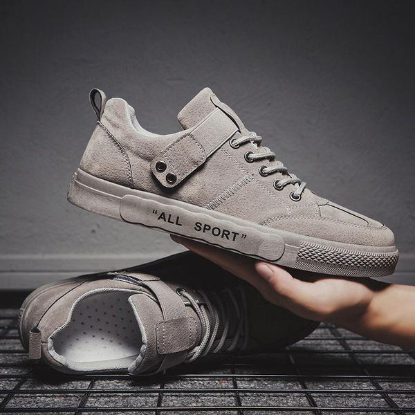 

burst 2019 autumn new men's board shoes korean version of low-gang trend men's fashion casual shoes tie with student, Black