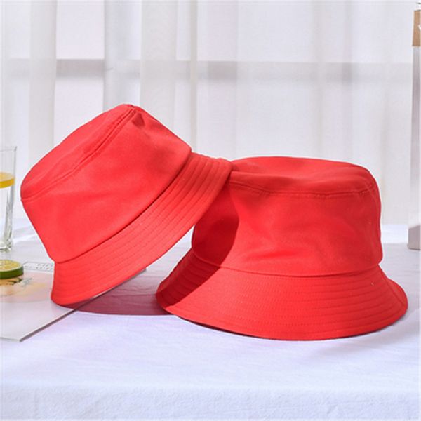 

2020 summer foldable bucket hat women outdoor sunscreen cotton fishing hunting cap men basin chapeau sun prevent hats