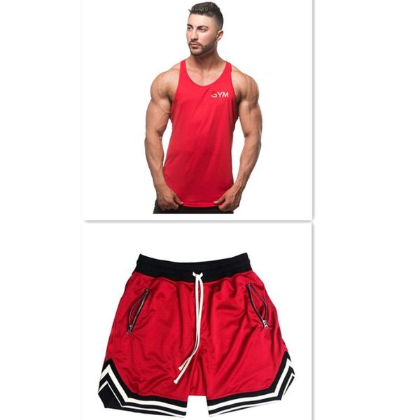 

2019 summer new men's shorts casual suits sportswear mens clothing man sets pants male sweatshirt men brand clothing, Gray