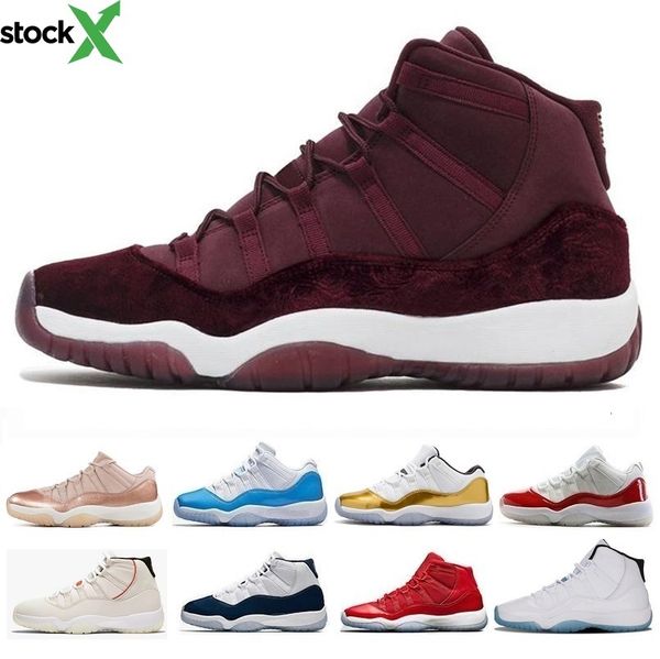 

11 high low le basketball shoes 11s men women gym red navy gum rose gold concord 23 45 platinum tint prm heiress gum j11 d sneakers