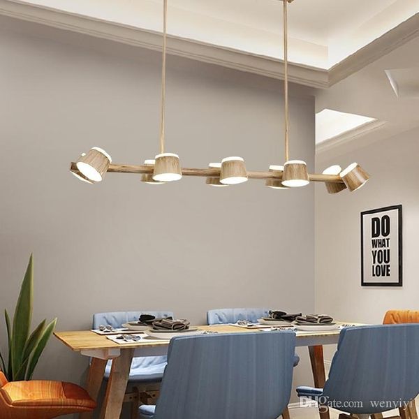 Modern Dinning Room Rotatable Chandelier Nordic Led Chandelier Lighting Fixture Nordic Living Room Hanging Lamp Suspension 90 260v Contemporary