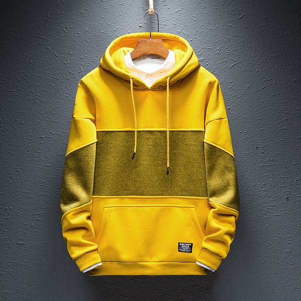 

hip hop hoodies mens hoody clothes warm autumn hoodie 2018 fashion streetwear hoodies for men black yellow plus size 4xl s235