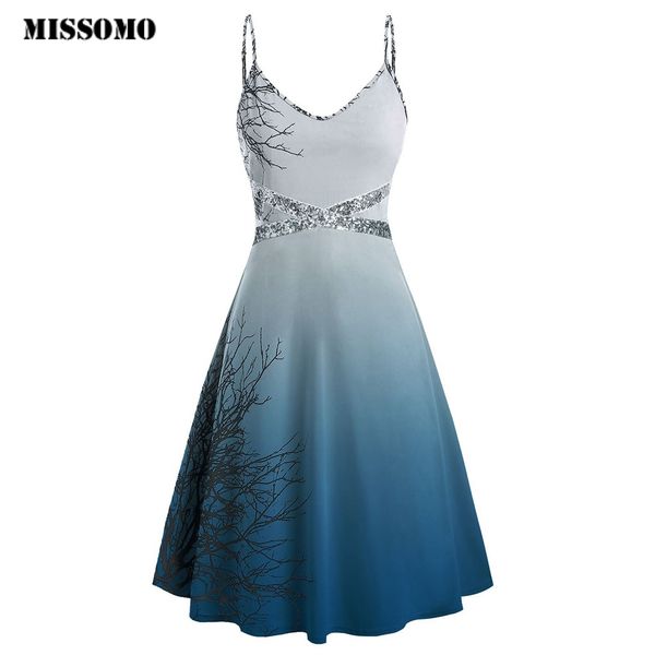 

missumo + large women's halloween dress print pajamas mini dress women's party, Black;gray