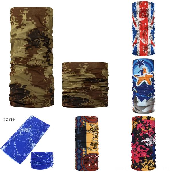

lober mask printing magic scarf multi-function half face 3d neck cover scarf bandana cycling anti-uv outdoor sports headwear 2020, Black