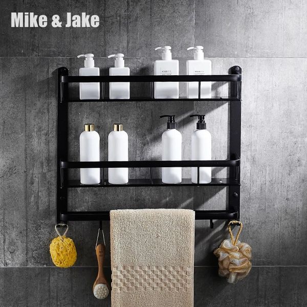 

bathroom black shelf aluminum bathroom corner shelf holder shower room basket accessories mh8510b