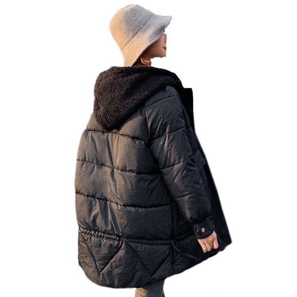 

popular women white down parka jackets natural jacket women winter slim korean edition thickened down parka 1817, Tan;black