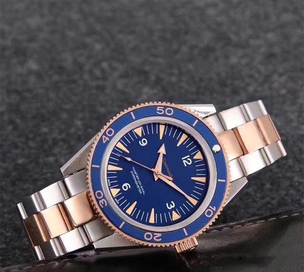 

2020 акватерра автоподзавода коаксиального движения bond 007 серии мужской деловой часы из нержавеющей стали 316l watchcase мужских оригинал, Slivery;brown