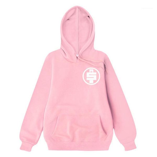 

мода сплошной цвет свободные пары одежда nipsey hussle дизайнер мужские толстовки пять печатных с длинным рукавом с капюшоном мужские толсто, Black