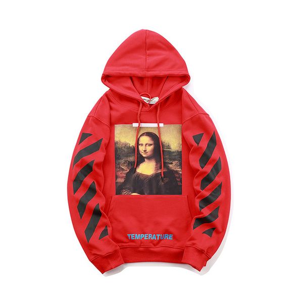 

2019 men hoodie brand fa hion off hoodie white ale new loo e men and women hooded weater cotton top couple pullover port wear