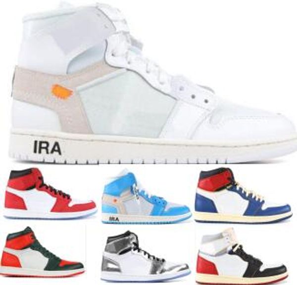 

1 1s Баскетбольные кроссовки UNC NRG Union 2019 High OG Красный человек-паук Не для перепродажи Подумайте Kawhi Leonard Чикаго Mens Women Off Off Sneakers