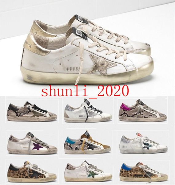 

brand multicolor heel golden superstar goose designer sneakers men/women classic white do-old dirty shoes casual shoes 35-45 a18, Black