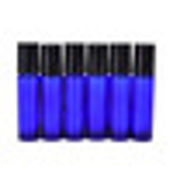 

10ml blue tiny empty glass roll-on bottles essential ball roller ball container