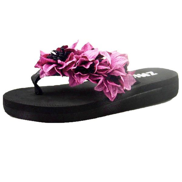 

jaycosin women flats slippers shoes 2019 summer muffin flat bottom flip flops beach sandals ladies home bathroom flip flops, Black
