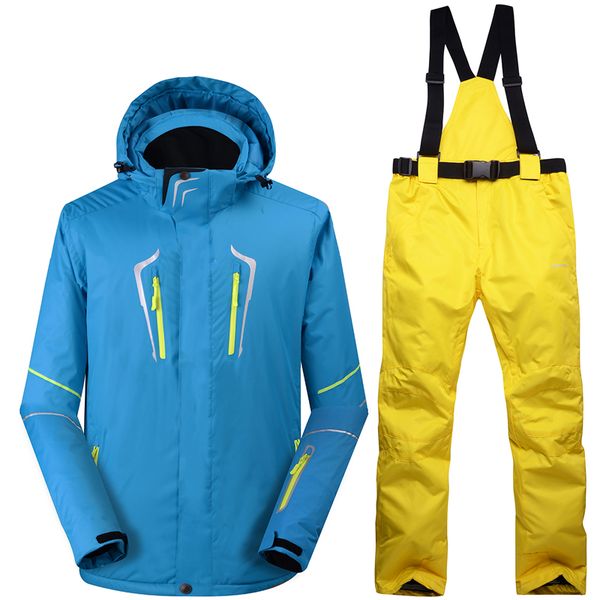 

ski suit, winter outdoor, single board, double ski, windproof, waterproof, warm and thick ski suit