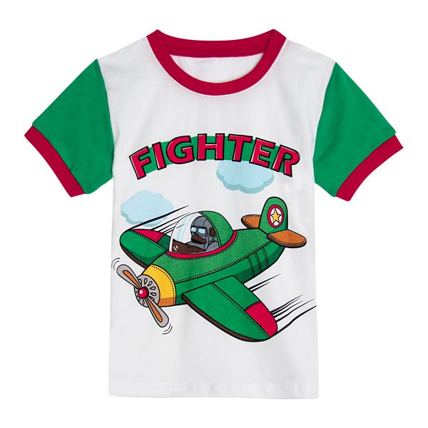 

kids fighter pajamas set for boys toddler cotton pyjamas children short sleeve nightwear 2pcs summer clothes, Blue;red