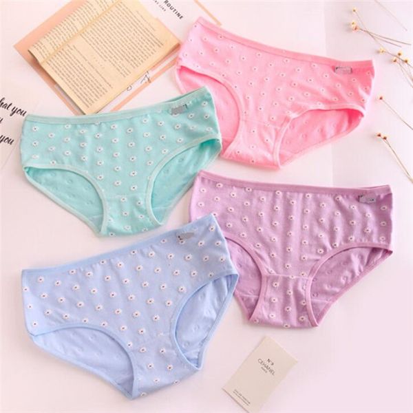 

10pcs/lot children cotton underwear young girls briefs solid low waist short briefs comfortable ladies panties yt-a003xl-10pcs, Camo