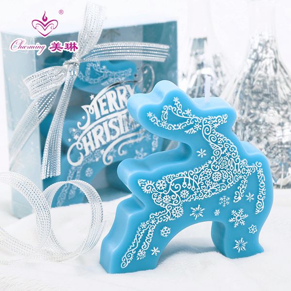 

christmas eve gift creative elk wax decoration christmas reindeer bar cafe decoration