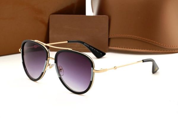 

new fashion sunglasses for men and women 1688 glasses designer brand sunglasses matt leopard gradient uv400 lens box and case, White;black