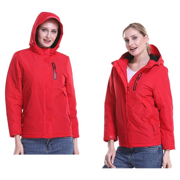 

winter hiking vests usb charging cyclin women electric heated vest warm clothing usb heated outdoor vest winter, Blue;black