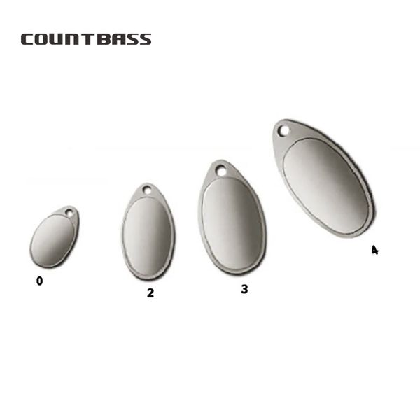 

50pcs size 0,2,3,4 nickel plating steel smooth french spinner blades nickel finish, diy fishing lures, tackle craft