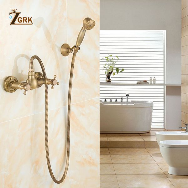 2019 Zgrk Bathtub Faucets Luxury Brass Bathroom Faucet Mixer Tap