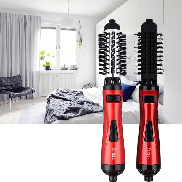 

1000w 2 in 1 multifunctional hair dryer brush automatic rotating hair brush roller styler comb dryer hair styling tool 220v 50