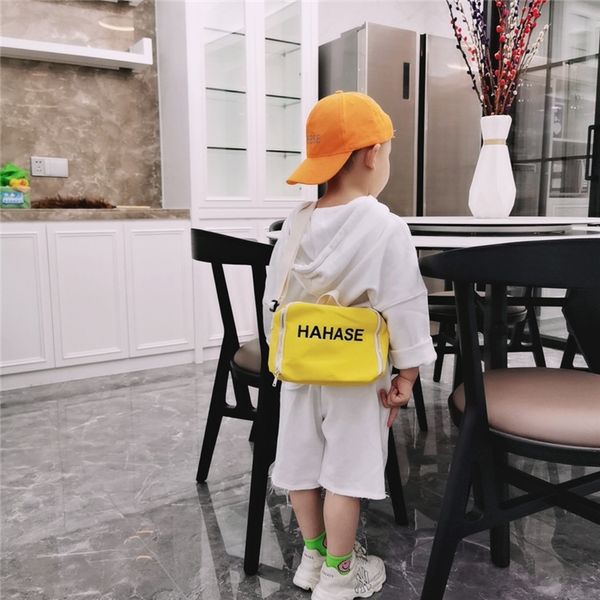 

fryic western style children boy girl shoulder simple hipster messenger mini personalized hand large size package postman package shoulder b