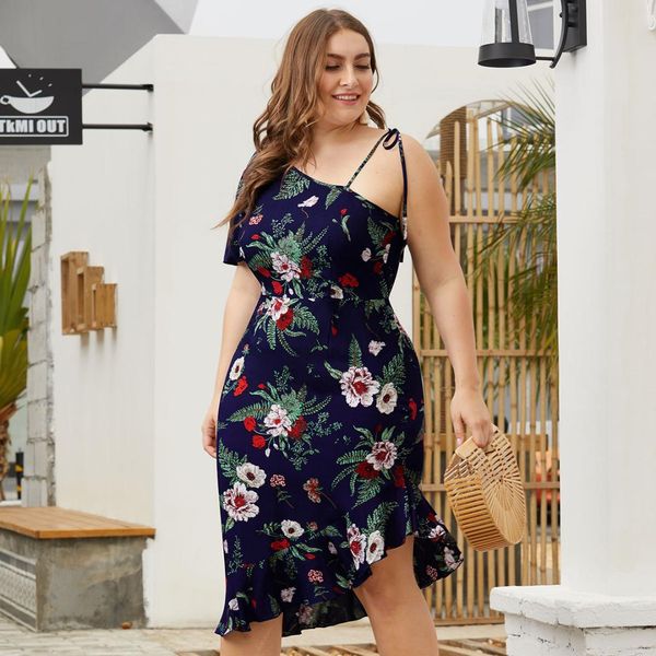 

fashion print plus size boho short woman dress casual one shoulder vintage beach dresses short party vestido, Black;gray