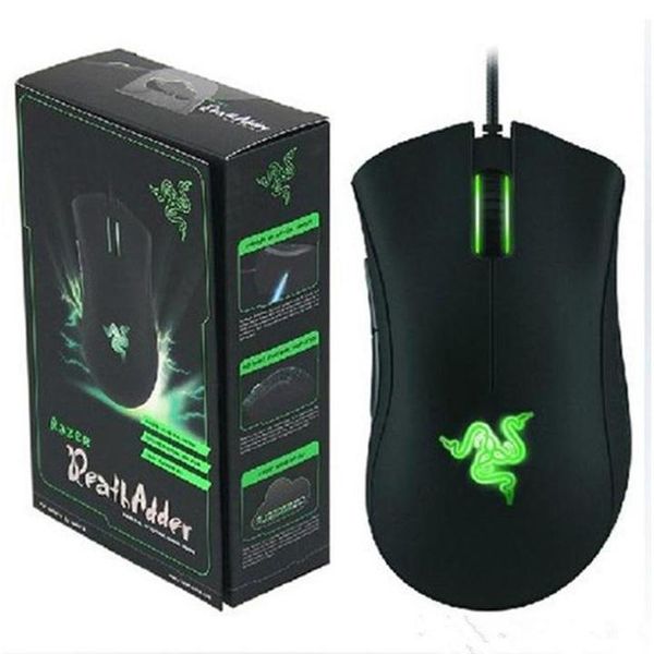 

razer death adder mouse gaming mouse 3500dpi optical wired mouse lapdesktablet computer mice