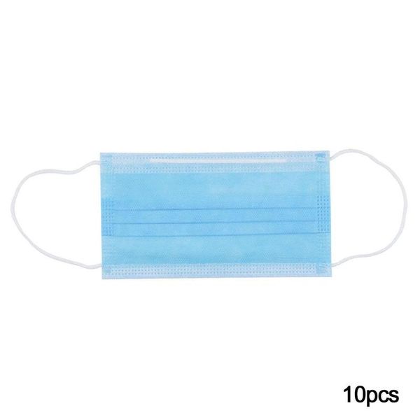 

200pcs non woven disposable face respirator mask 3 layer earloop activated anti-dust proof mouth mask