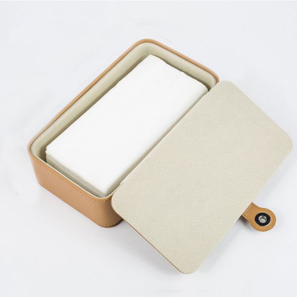 

car tissue box hanging sun visor leather car with paper box tissue